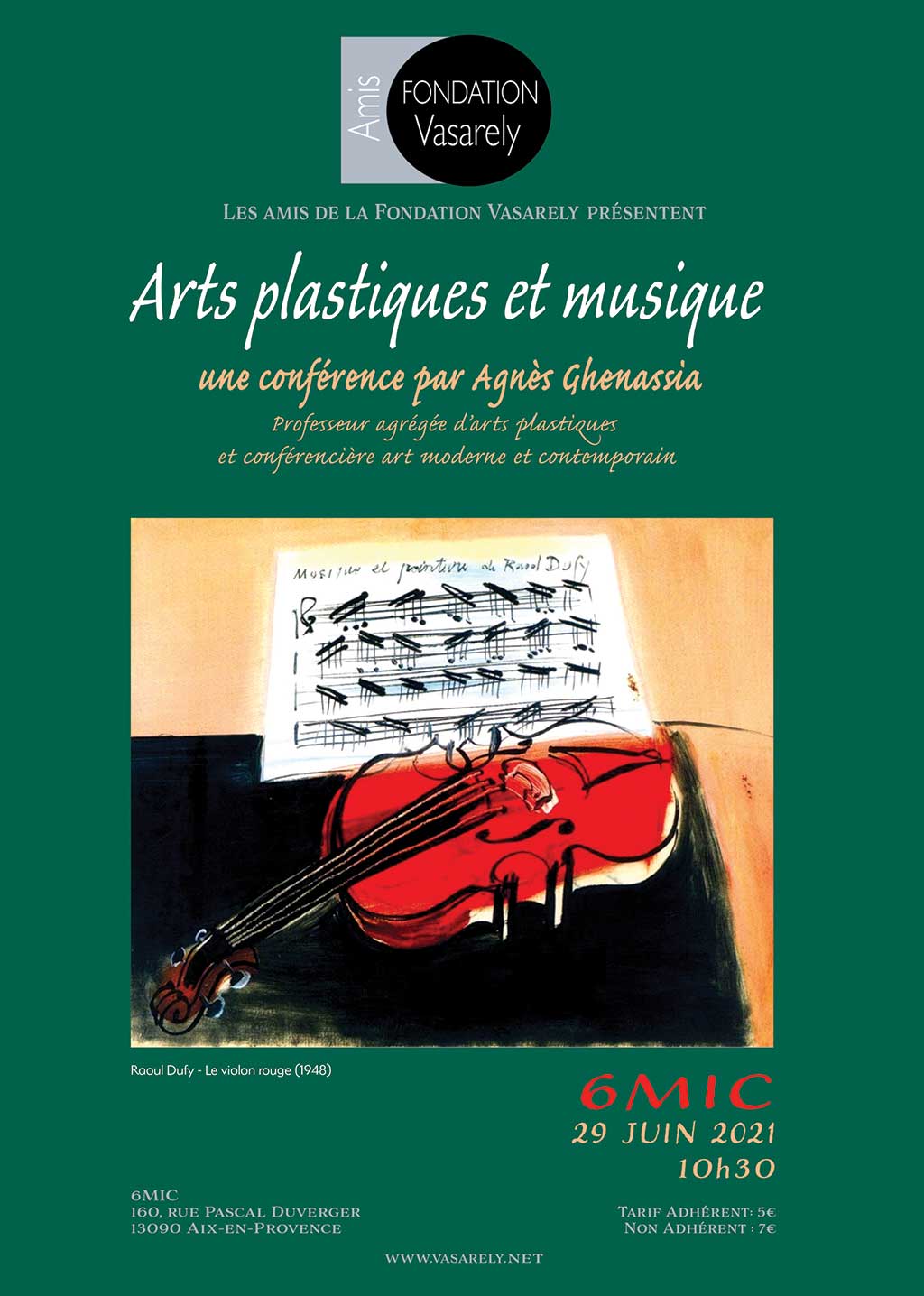 Conférence Arts plastiques et musique